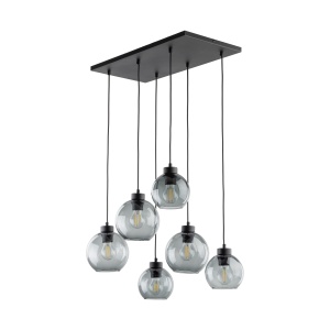 Lustra Negru 6xE27 CUBUS 2833TK
