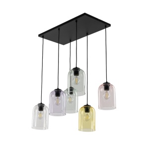 Lustra Negru 6xE27 MOLLY 10302TK - Img 1