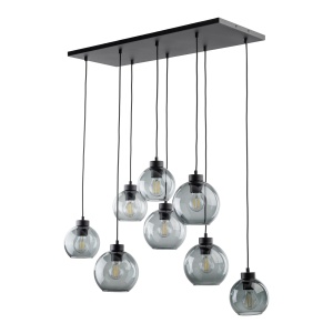 Lustra Negru 8xE27 CUBUS 4113TK