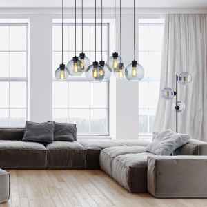 Lustra Negru 8xE27 CUBUS 4113TK - Img 2