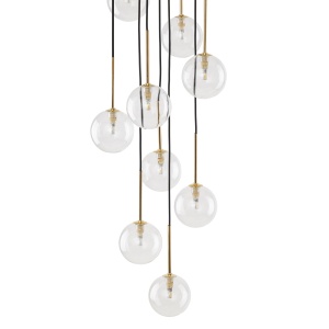 Lustra Negru Auriu 10xG9 NILOS 5944TK - Img 4