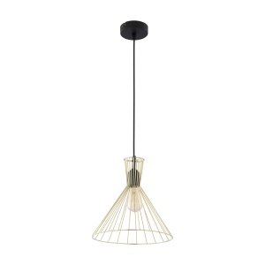 Lustra Negru Auriu 1xE27 SAHARA 3350TK - Img 1