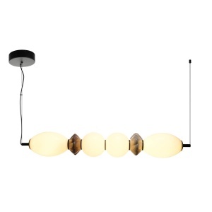 Lustra Negru LED becuri Balos