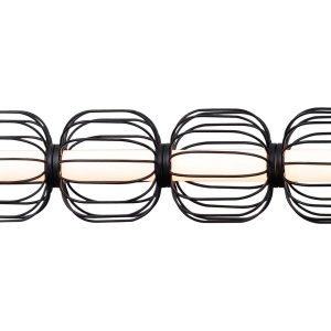 Lustra Pedro Negru chrom 5 x LED - Img 2
