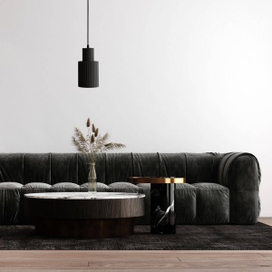 Lustra Tokio Negru 1xE27 - Img 3