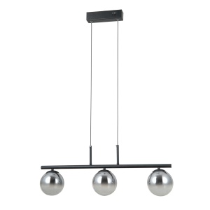 Lustra Velada Negru 3 x LED