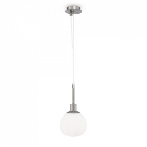 Pendul argintiu glob Maytoni Erich -01N