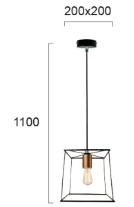 Pendul E27 Agatha 4138600 - Img 2