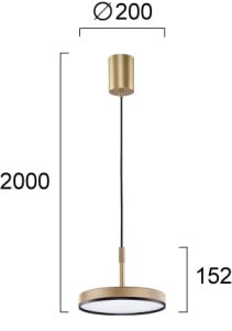Pendul LED 3000K Don 4300301 - Img 3