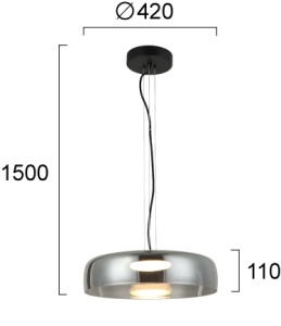 Pendul LED 3000K Simple 4302400 - Img 2