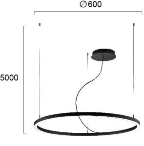 Pendul LED 3000K Verdi 4244800 - Img 2