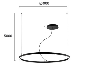 Pendul LED 4000K Verdi 4224101 - Img 2