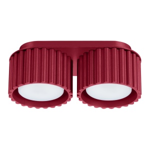 Plafonieră Aura 2 burgundy Gx53
