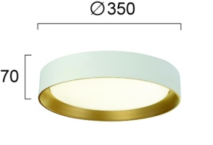 Plafoniera exterior LED 3000K Spirit 4271100 - Img 3