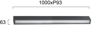 Plafoniera exterior LED 3000K Verona 4293700 - Img 2