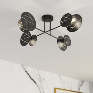 Plafoniera FRICK 4 Negru - Img 2