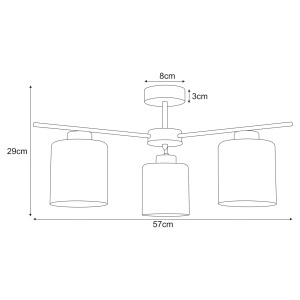 Plafoniera K-5811 - VANES - Img 3
