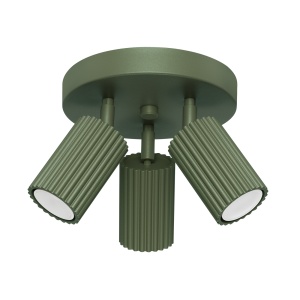 Plafonieră KARBON 3P Verde măsliniu - Img 1
