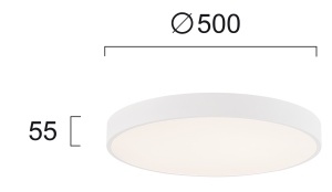 Plafoniera LED 3000K-4000K Madison 4235500 - Img 2