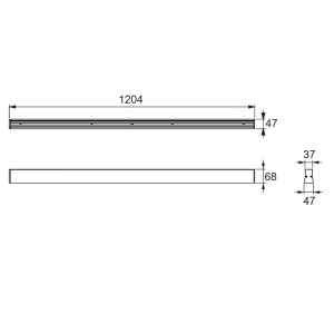 Plafoniera LED 38W 3000K 110º HANuK 7947 - Img 2