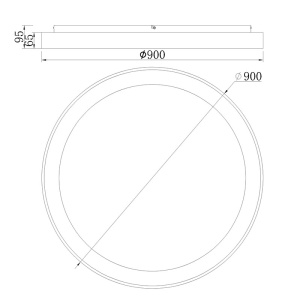 Plafoniera LED dimabil NISEKO II ROUND CEILING 8639 - Img 2