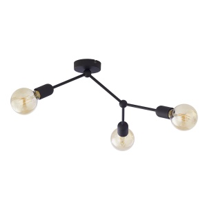 Plafoniera Negru 3xE27 FANTASY 3128TK