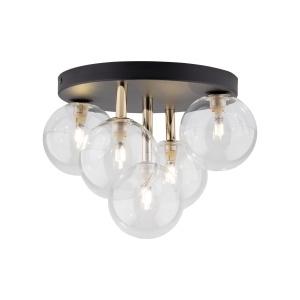 Plafoniera Negru Auriu 5xG9 NILOS 758TK - Img 4