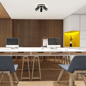 Plafoniera Parma 3 rotund Negru 3xGU10 LED CCT - Img 3