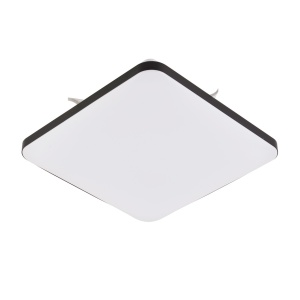 Plafoniera patrata Babilon 38 cm Negru LED 4000K - Img 1