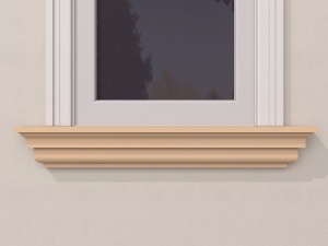 Solbanc/pervaz decorativ exterior FP220 dimensiuni 150x130x2000mm - Img 2