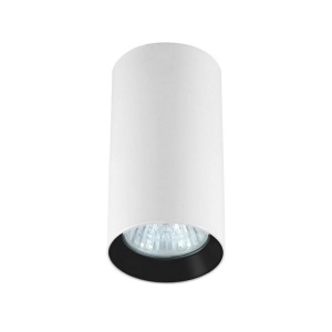 Spot aplicat Manacor 13 cm Alb - Negru 1xGU10 - Img 1