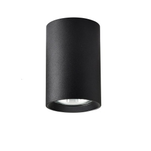 Spot aplicat Manacor 9 cm Negru 1xGU10 - Img 1