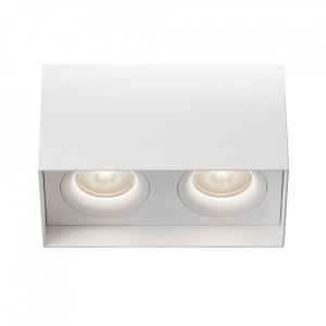Spot aplicat modern alb dreptunghiular din aluminiu Maytoni Slim