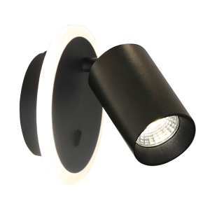 Spot aplicat Parma 1 Negru 1xGU10 LED CCT - Img 1