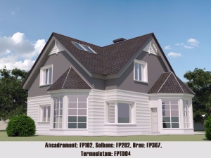 Termosistem decorativ FPTD04 dimensiuni 500x40x2000mm - Img 2