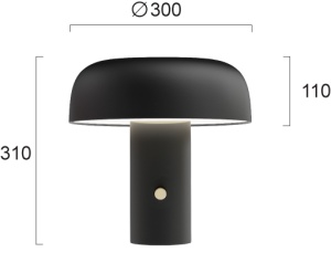 Veioza LED 3000K Deva 4326401 - Img 3