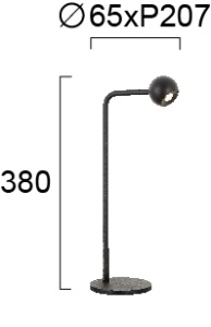 Veioza LED 3000K Sebastian 4271000 - Img 2