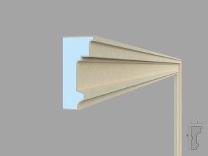 Ancadrament fereastra exterior FP104 dimensiuni 110x50x2000mm - Img 3