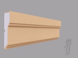 Ancadrament fereastra exterior FP120 dimensiuni 140x40x2000mm - Img 1