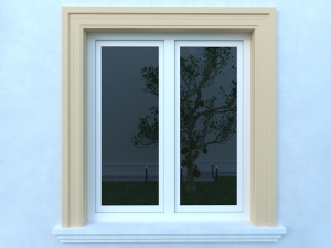 Ancadrament fereastra exterior FP122 dimensiuni 200x50x2000mm - Img 2