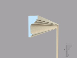 Ancadrament fereastra exterior FP124 dimensiuni 130x60x2000mm - Img 3