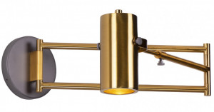 Aplica alama, Aplica perete aurie, Aplica perete alama, Aplica perete metal, Aplica dormitor, Iluminat interior, Aplica perete moderna, Aplica living, Aplica moderna dormitor