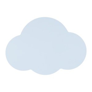 Aplica perete Albastru Alb 2xG9 CLOUD 4966TK - Img 1