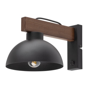 Aplica perete Bej Negru 1xE27 OSLO 4963TK - Img 1