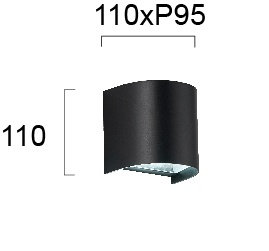 Aplica perete exterior GU10 Spirit 4282400 - Img 3