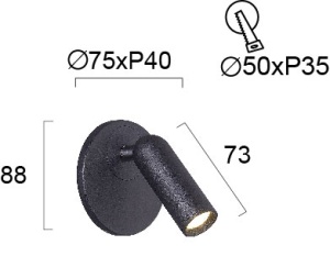Aplica perete LED 3000K EMMA 4244701 - Img 3