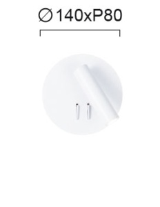 Aplica perete LED 3000K Moby 4188200 - Img 3