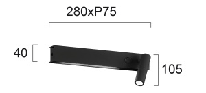 Aplica perete LED 3000K Molly 4243501 - Img 3