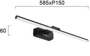 Aplica perete LED 3000K Norris 4279200 - Img 3