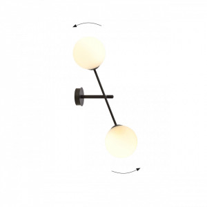 Aplica neagra, Aplica perete, Aplica dormitor neagra, Aplica perete lampa, Lampa de perete, Aplica dormitor, Iluminat interior, Aplica perete moderna, Aplica living, Aplica moderna dormitor, Aplica dormitor moderna, Aplica de perete living, Aplica de pere